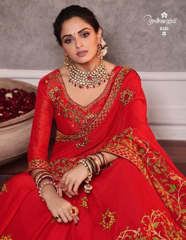 Ardhangini presents Shreya vol 4 wedding wear sarees wholesaler