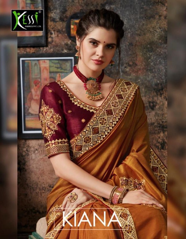Kessi Kiana Designer party Wear Silk Saree Collection in Wholesale