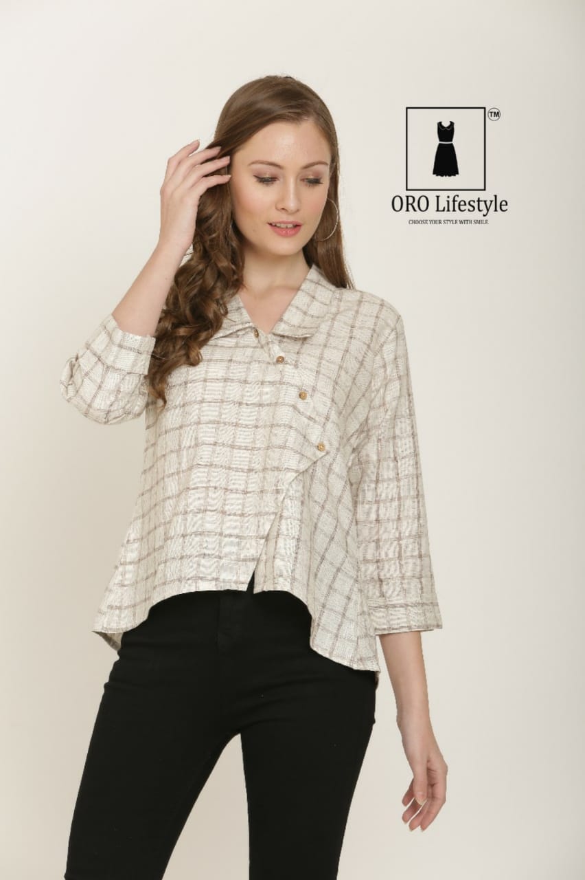 Oro Lifestyle Alpha Shirt Vol 1 Fancy Short tops Collection at best price