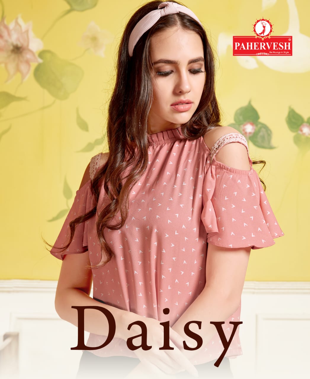 Pahervesh Daisy Fancy Ladies Western top Catalog buy online