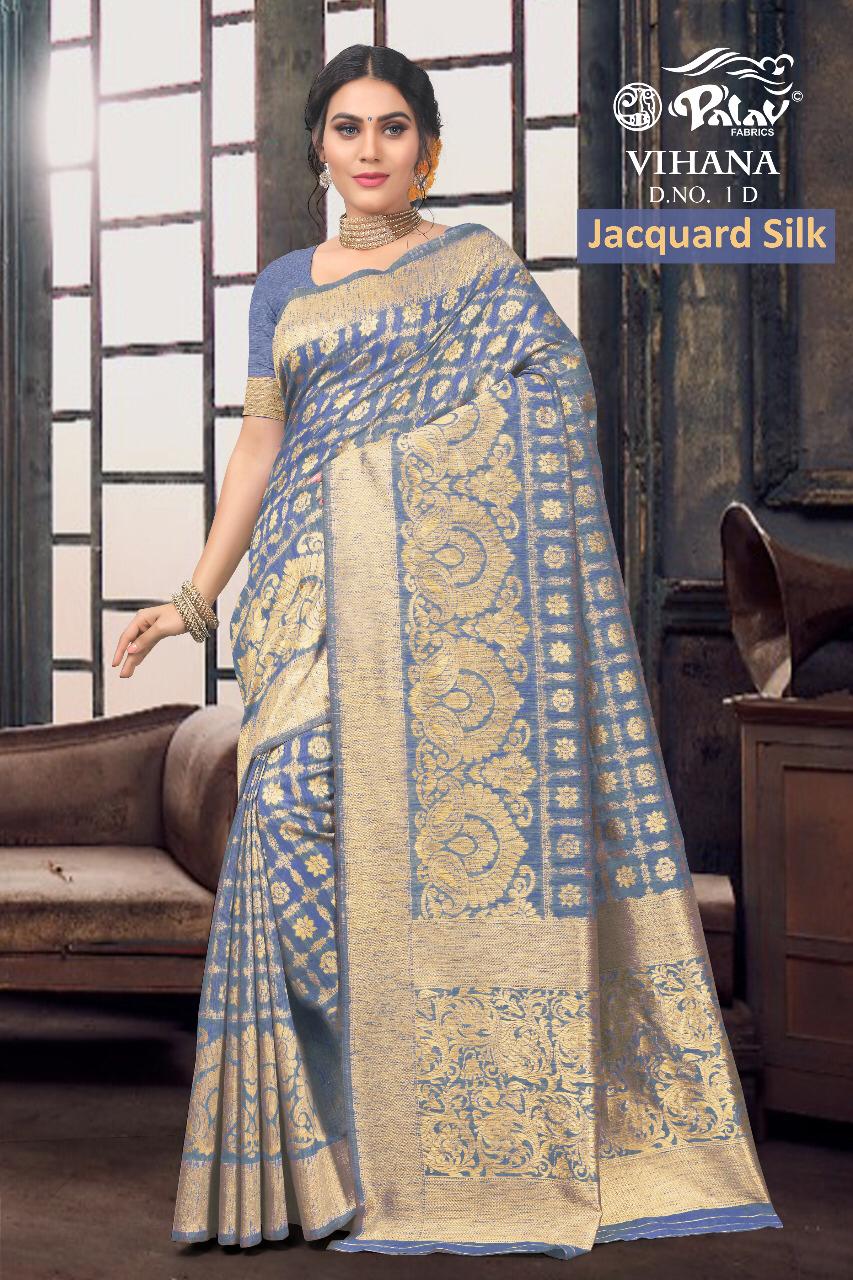 Palav Vihana Series Exclusive Jacquard Silk Saree Catalog buy Online