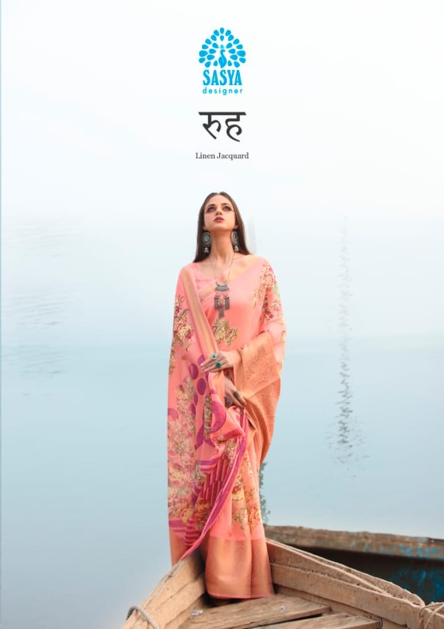 SVA Designer Ruh Weaving Linen Cotton Saree Collection at Best Price