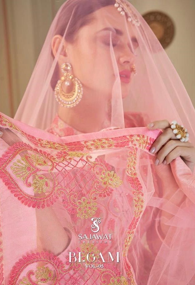 Sajawat Begum Vol 5 Designer Ethnic Wear Readymade Collection 2020