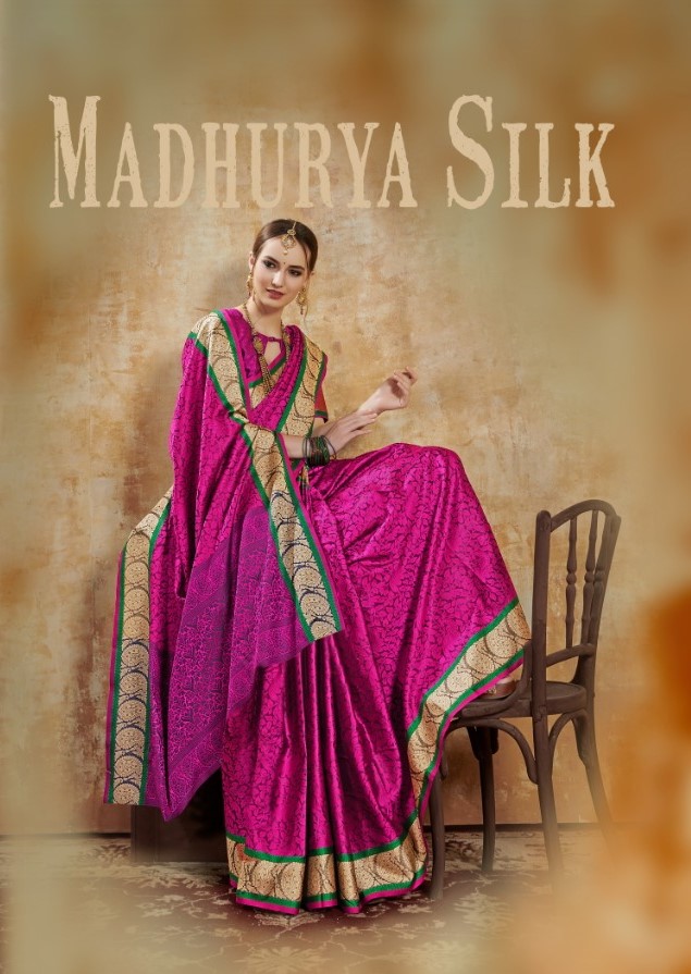 YNF madhurya Silk Ethnic Wear Ladies Saree Catalog Wholesaler Surat