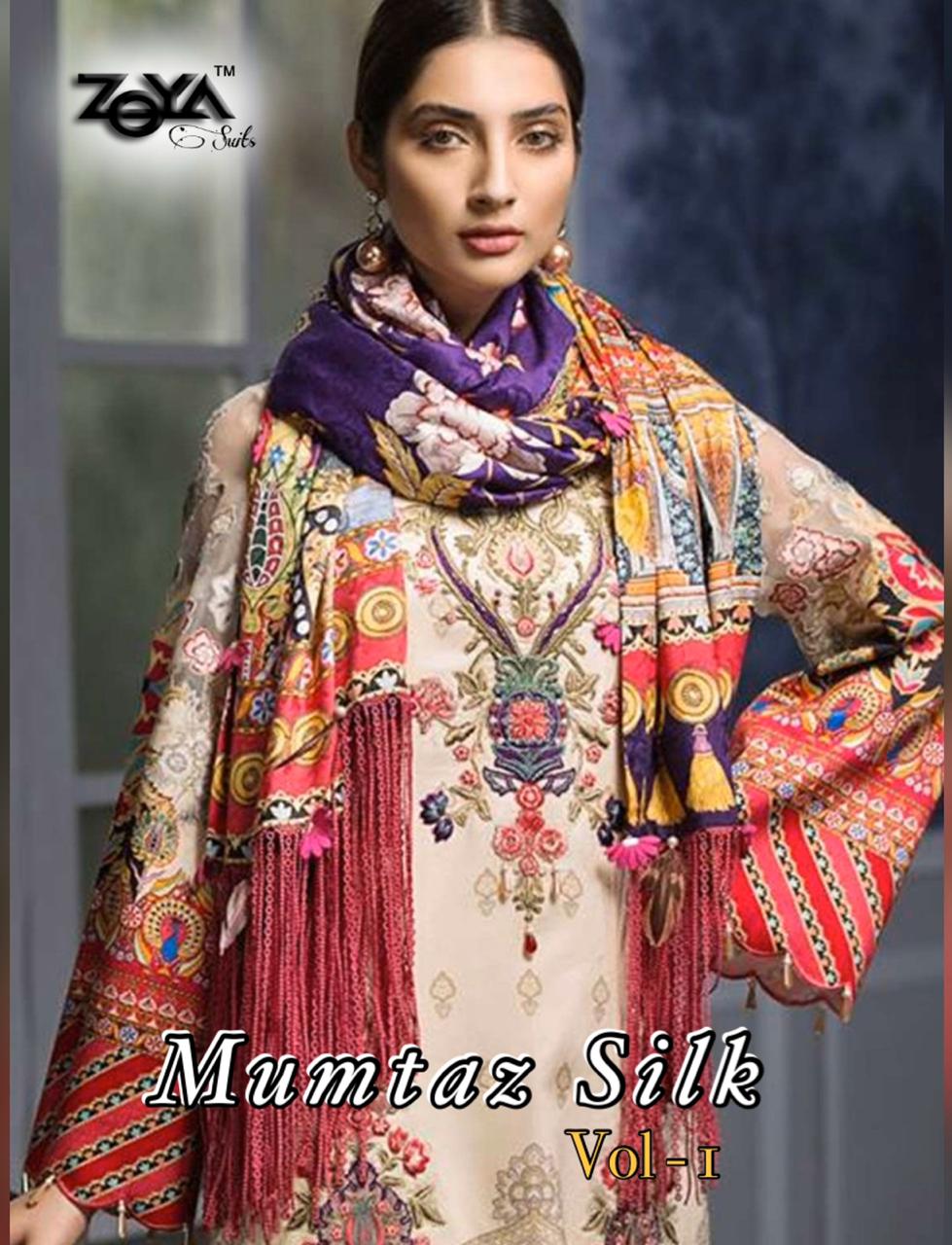 Zoya Suits Mumtaz Silky Touch New Pakistani Suit Catalog 2020