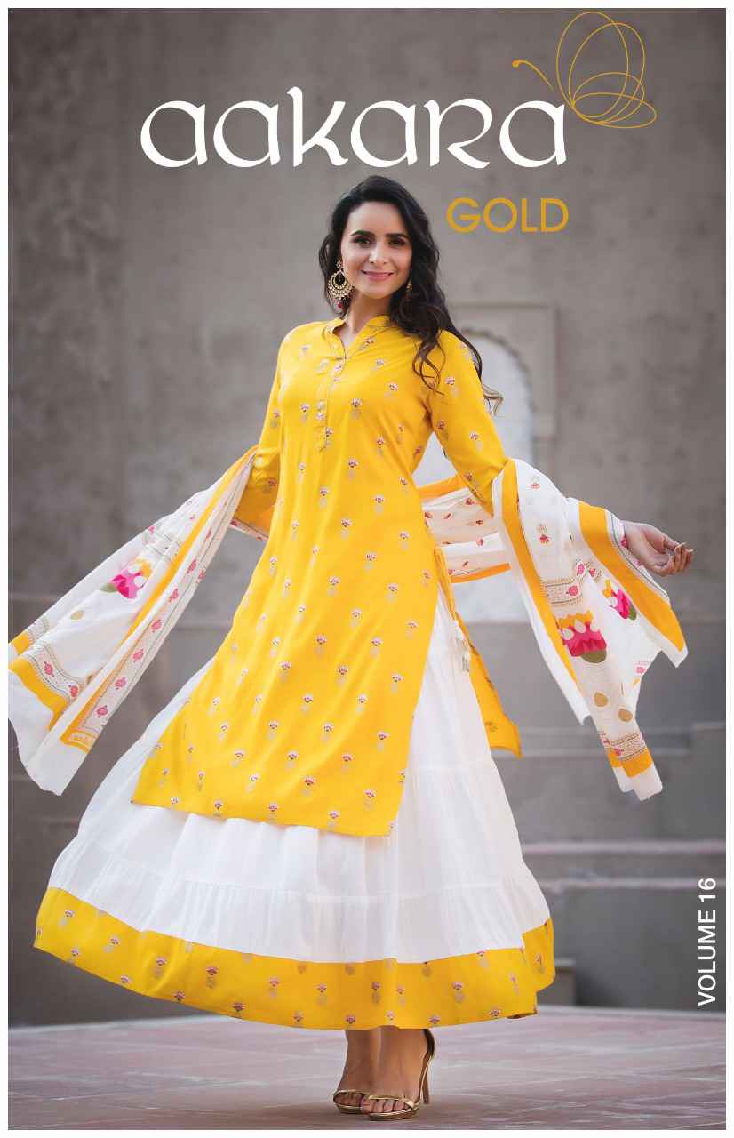 Aakara Gold vol 16 Readymade Fancy designer Collection Wholesale