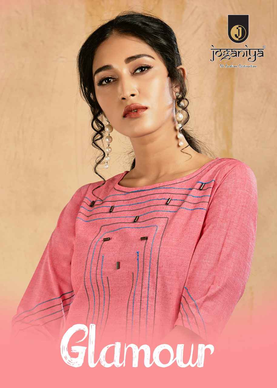 Joganiya Glamour Designer Embroidery Cotton Kurti Catalog Dealer