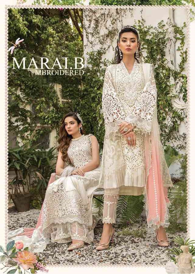 Kaara Suits Maria B Mbroidered Pakistani Concept Fancy Suits