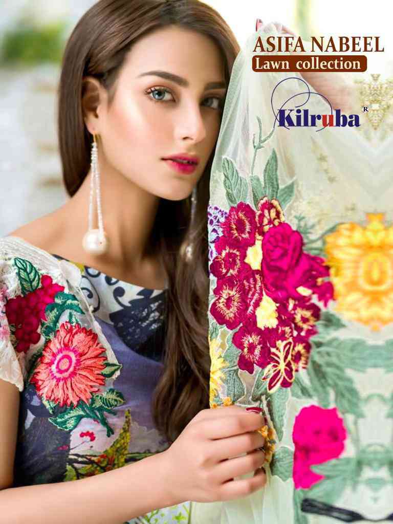 Kilruba Asifa Nabeel Designer Pakistani Suit Catalog Wholesale Price Surat