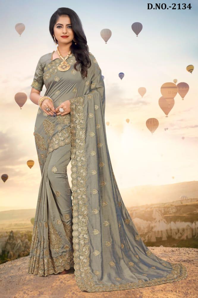 Pure Georgette Chikan Saree with Gota Patti work : 81365 in  Udham-Singh-Nagar at best price by Lucknow Chikan Wholesale - Justdial