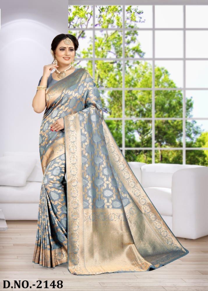 Nari Fashion Anveshi Silk Banarasi Silk Saree Latest Design in Wholesale