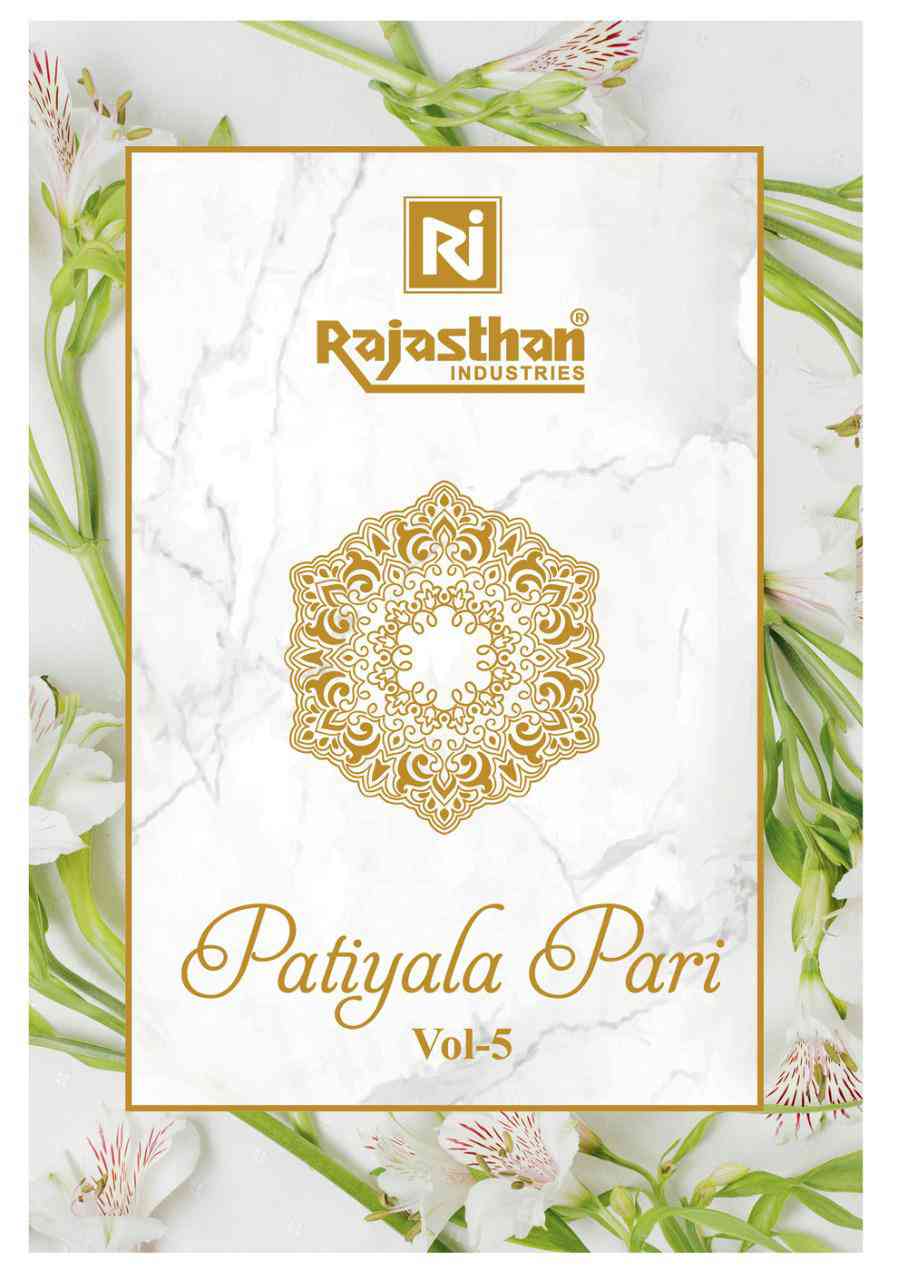 Rajasthan Industries Patiyala Pari vol 5 Beautiful Colour Suits Wholesale Price