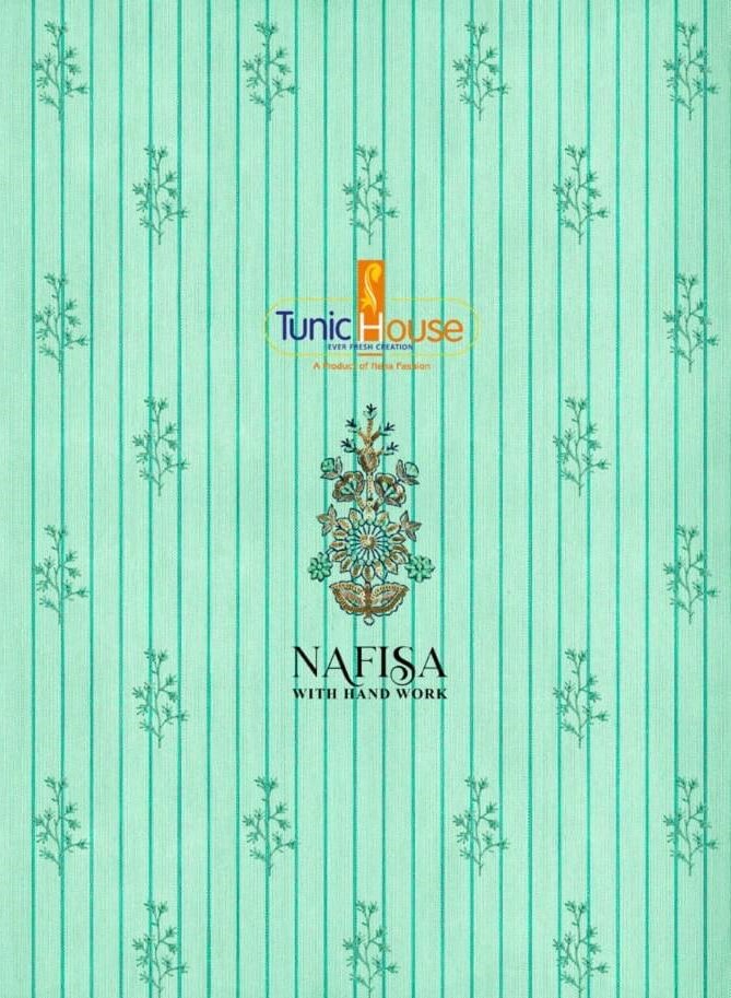 Tunic House Nafisa Cotton Handworrk Kurtis Latest Catalog Wholesaler