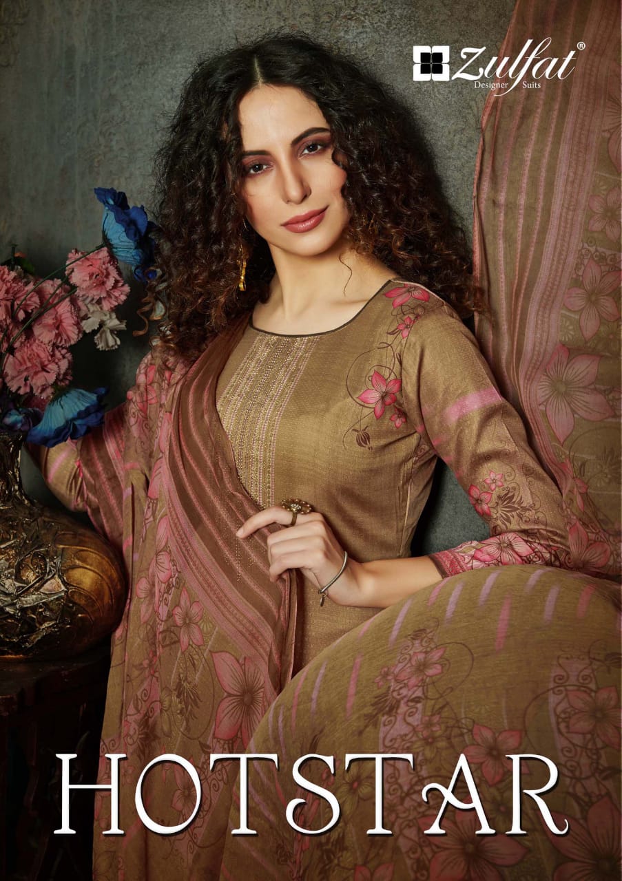 Zulfat Hotstar Vol 4 Digital Print Cotton Ladies Suit New Collection With Price