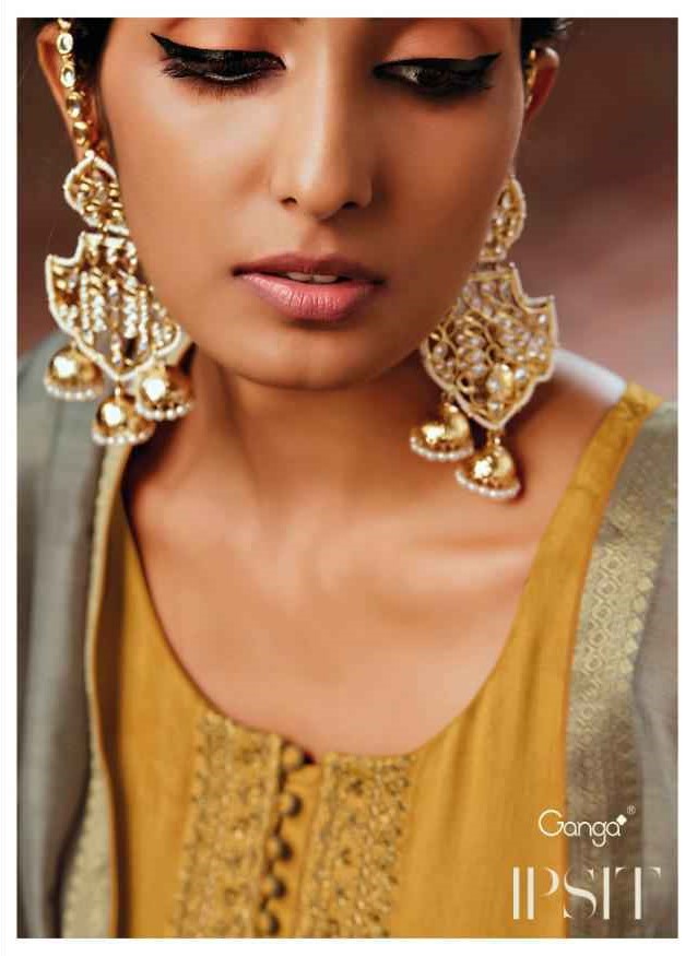 Ganga Fashion Ipsit Designer Salwar Kameez New Catalog Wholesaler Surat