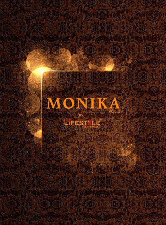 Lifestyle Monika Vol 2 Exclusive Weaving Silk Saree New Catalog Wholesale Supplier