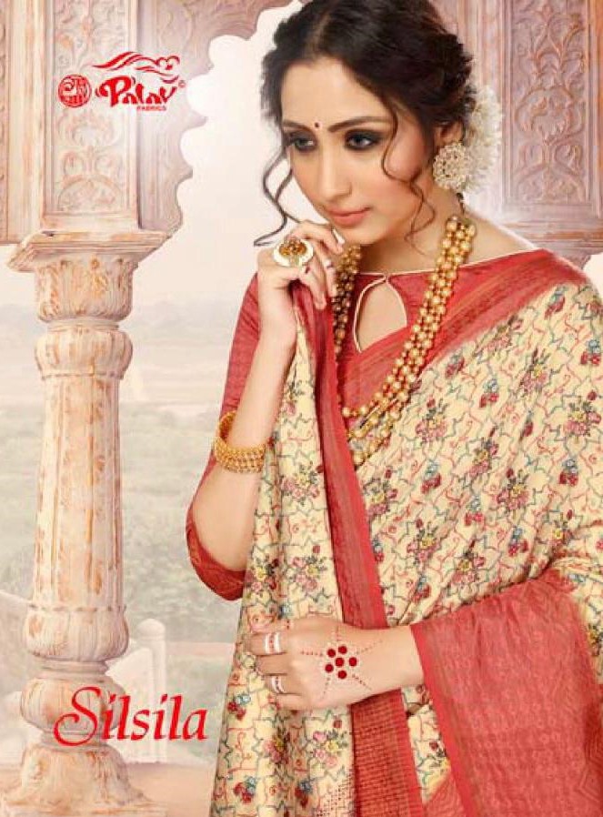 Palav Fabrics Silsila Weaving Silk Saree Collection in Wholesale Price