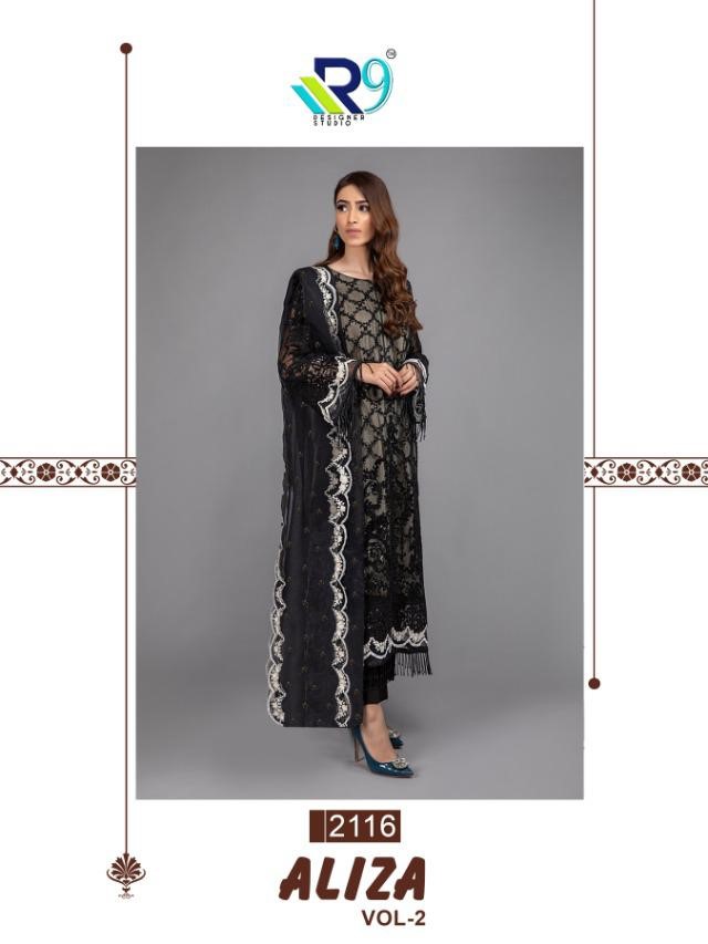 r9 Aliza Vol 2 Designer Pakistani Suit Latest Designs at best price