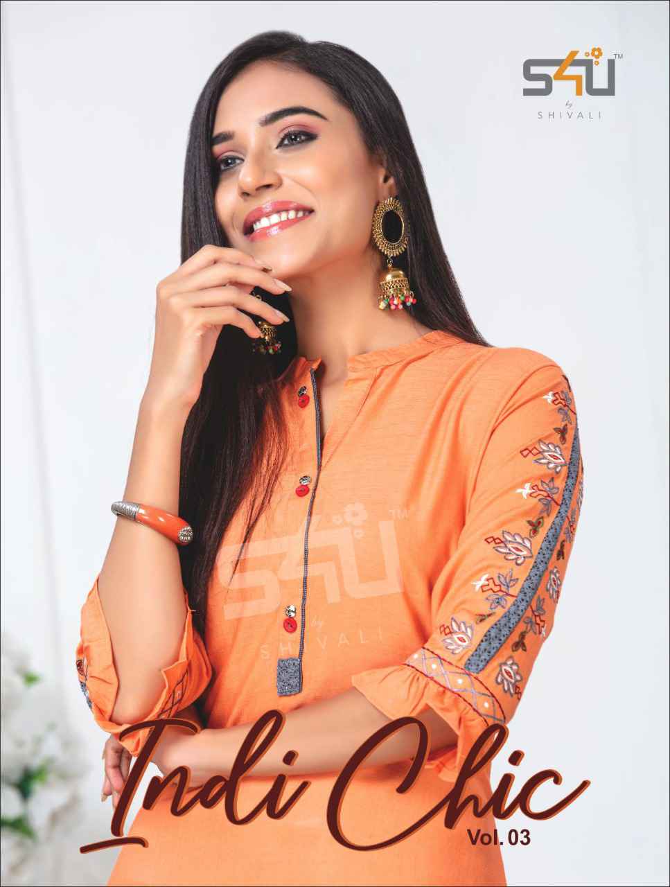 S4U Indichic Vol 3 Designer printed stylish Pent Kurti Set Branded catalog in Surat