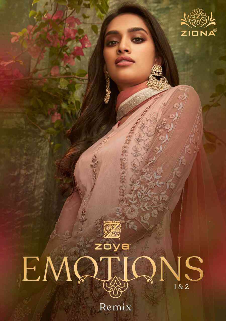 Zoya Emotions vol 2 by Ziona Exclusive Ethnic Partywear Suits Wholesale