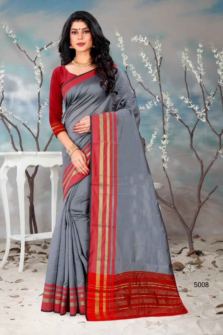 H raj Shimla Exclusive Low range cotton silk saree new catalog