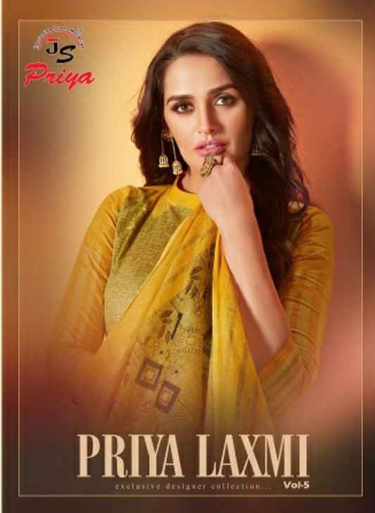 JS Priya Priya Laxmi Vol 5 Stylish Cotton Dress Material Collection