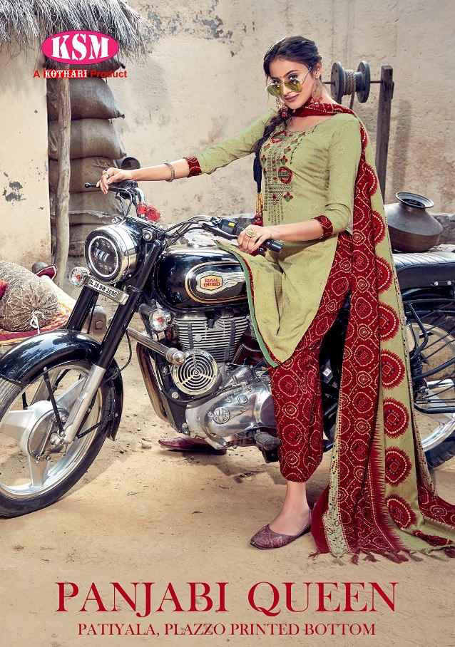 KSM panjabi Queen Pashmina Fashion Suit New Designs