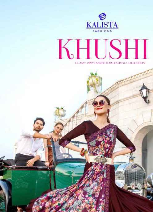Kalista Khushi designer stylish indian saree collection