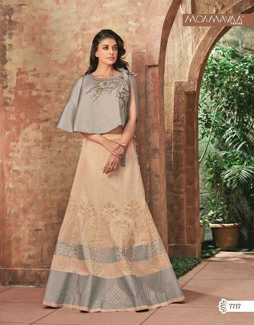 Mahotsav #MohMaya #Indian #Saree #Fashion #Designerwear #Fabric #Wedding |  Lehenga style, Lehenga style saree, Wedding chaniya choli