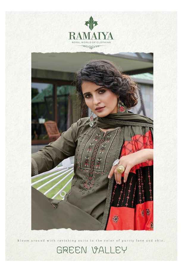 Ramaiya Green Valley by Kessi Cotton suit colletion