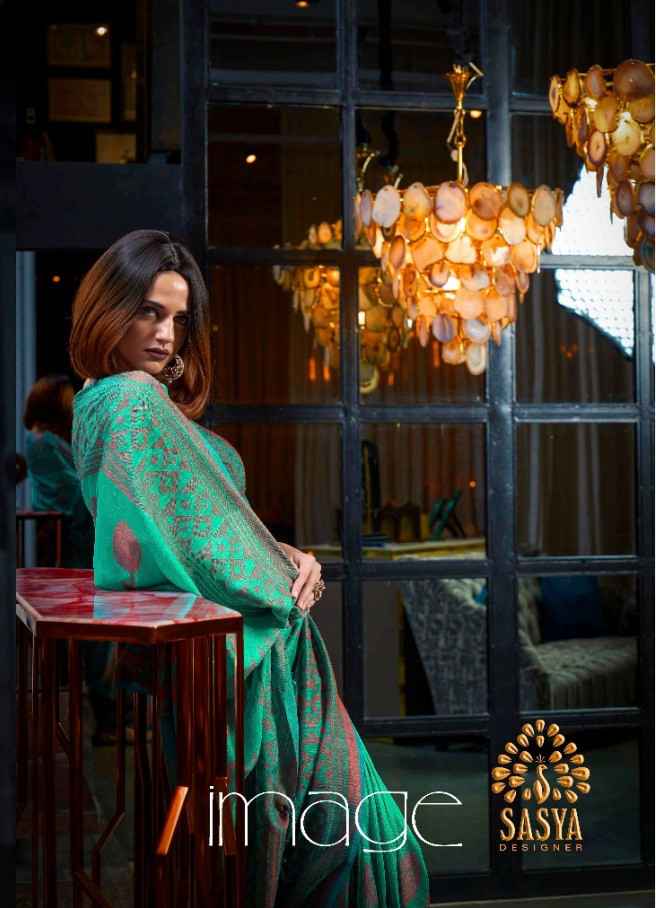 SVA Designer Sasya Image Weaving Silk Saree Collection
