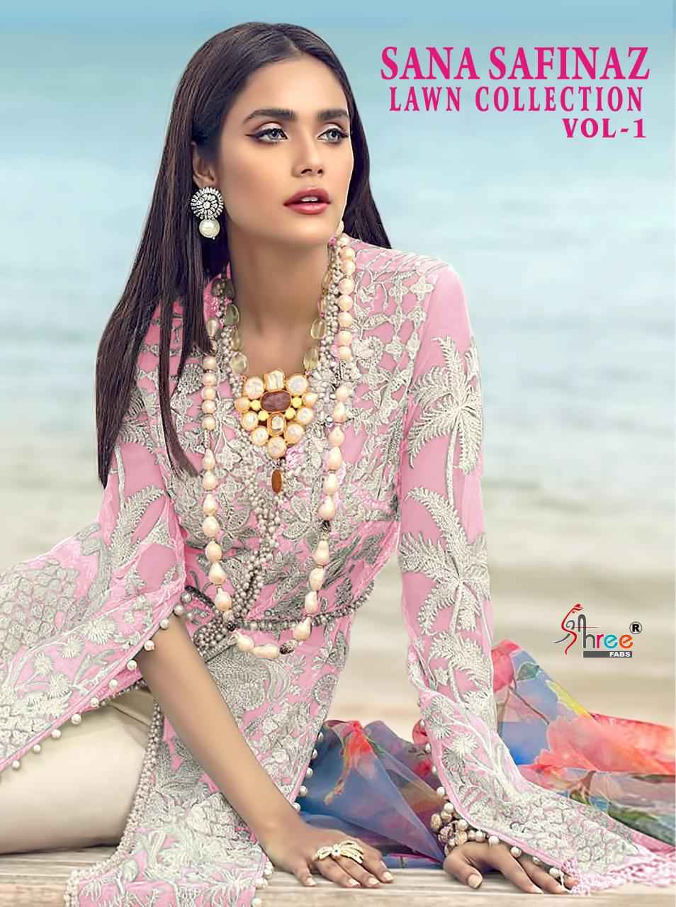 Shree fabs Sana Safinaz Lawn Collection Vol 1 Pakistani Suit New Catalog Wholesale