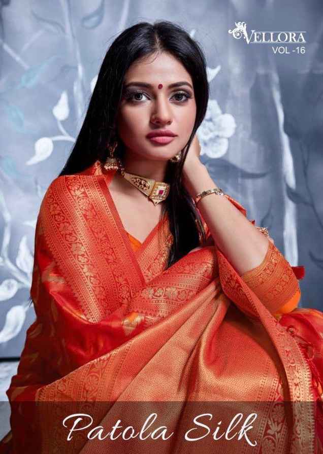 Vellora Vol 16 Rich Banarasi Silk Sari New designs in Wholesale Price