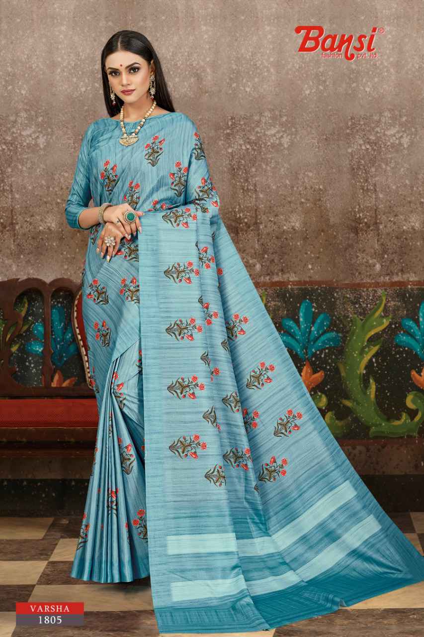 Bansi Varsha exclusive Silk saree new collection
