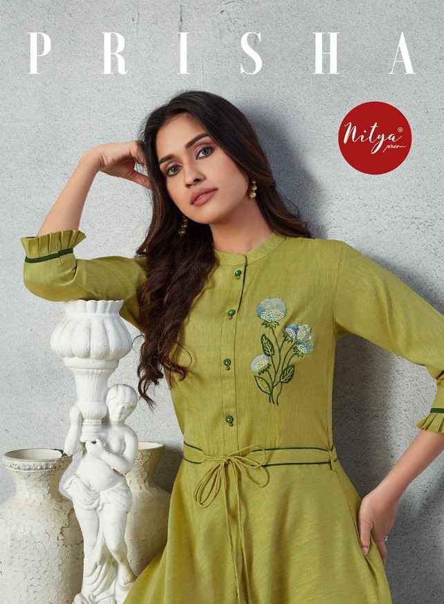 LT Fabrics Nitya Prisha designer kurti gown collection