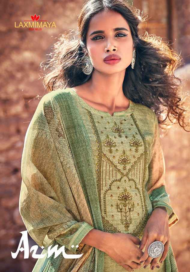 Laxmimaya Azm Designer pashmina Suit new collection