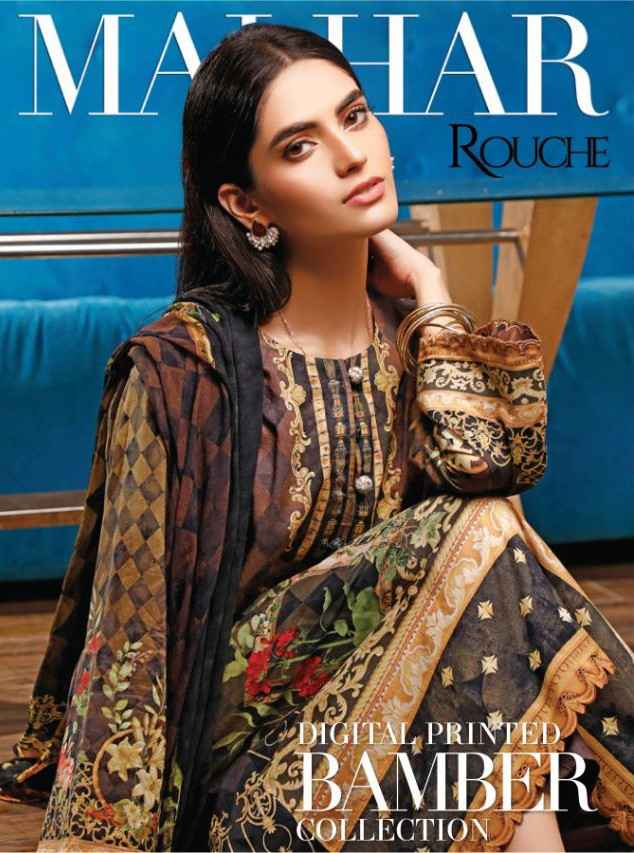Rouch Malhar cotton pakistani suit designs