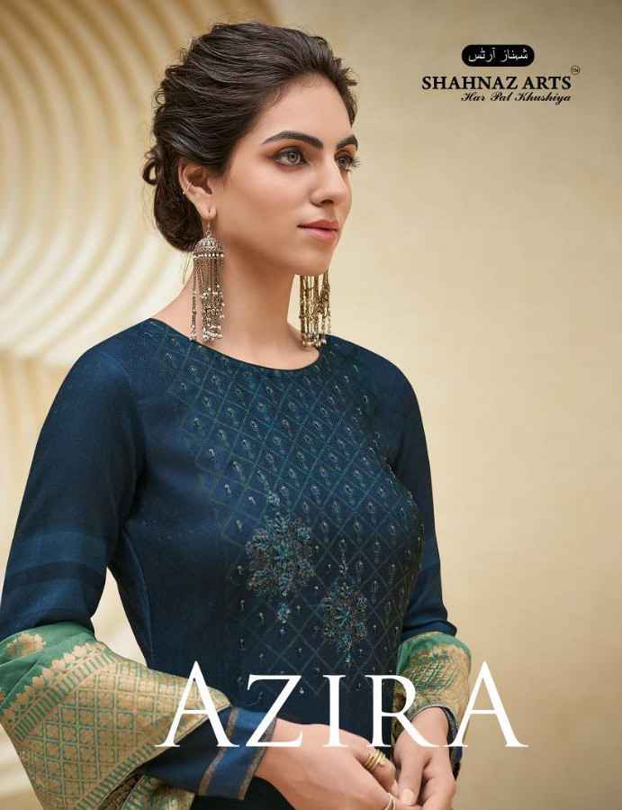 Shahnaz Arts Azira Designer Handwork pashmina Suit dealer