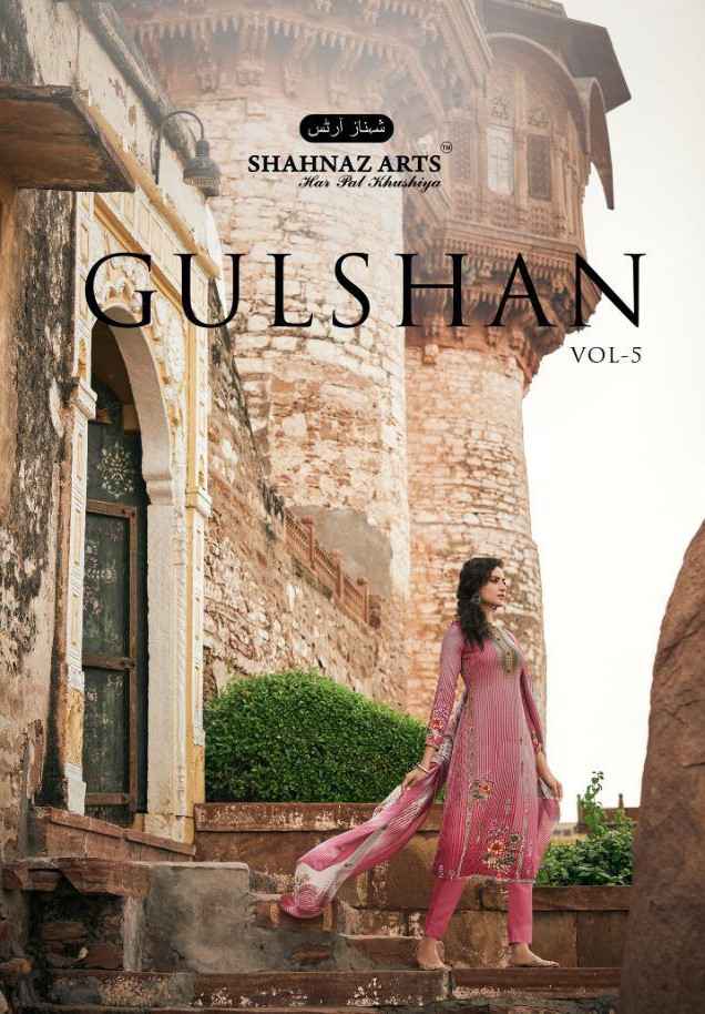 Shahnaz Arts Gulshan vol 5 pashmina suit supplier