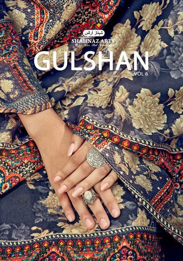 Shahnaz Arts Gulshan vol 6 Pashmina Exclusive Print Salwar Kameez