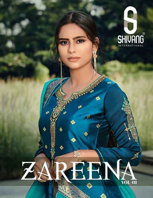 Shivang Zareena vol 1 Jacquard Salwar Suit Wholesale