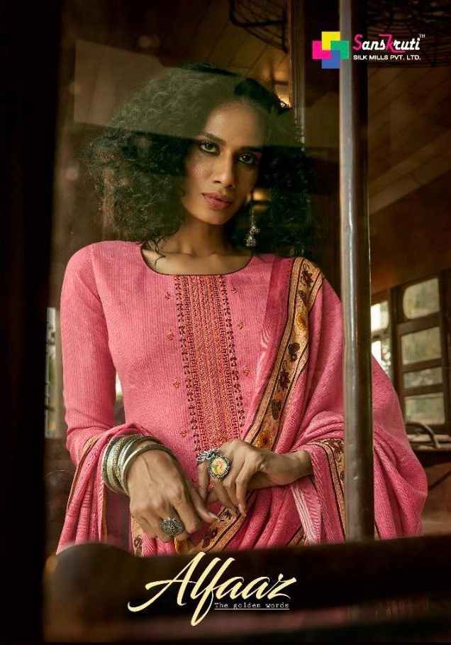 Sanskruti Alfaaz Designer Pashmina Suit New Collection