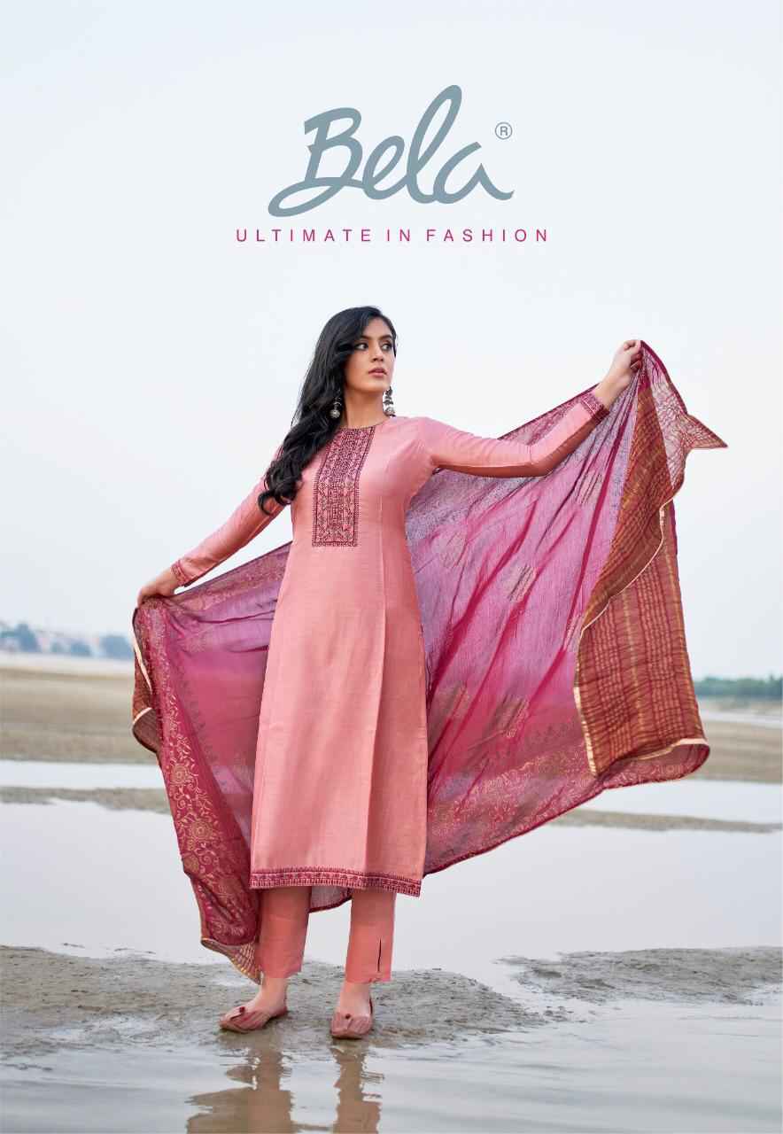 Bela Kaira Designer Cotton Silk Ladies Salwar Suit Collection
