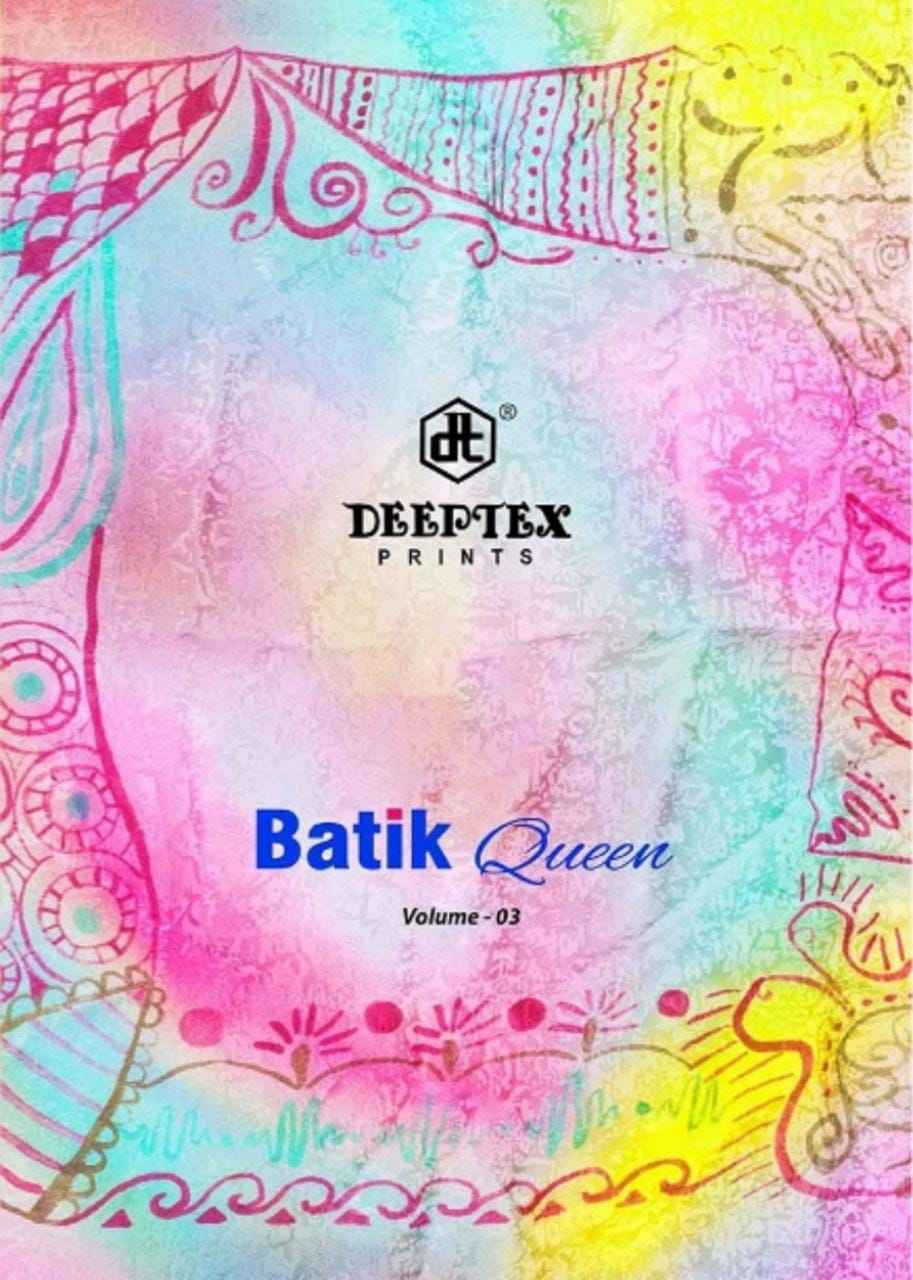 Deeptex Batik Queen vol 3 Cotton Printed Sarees