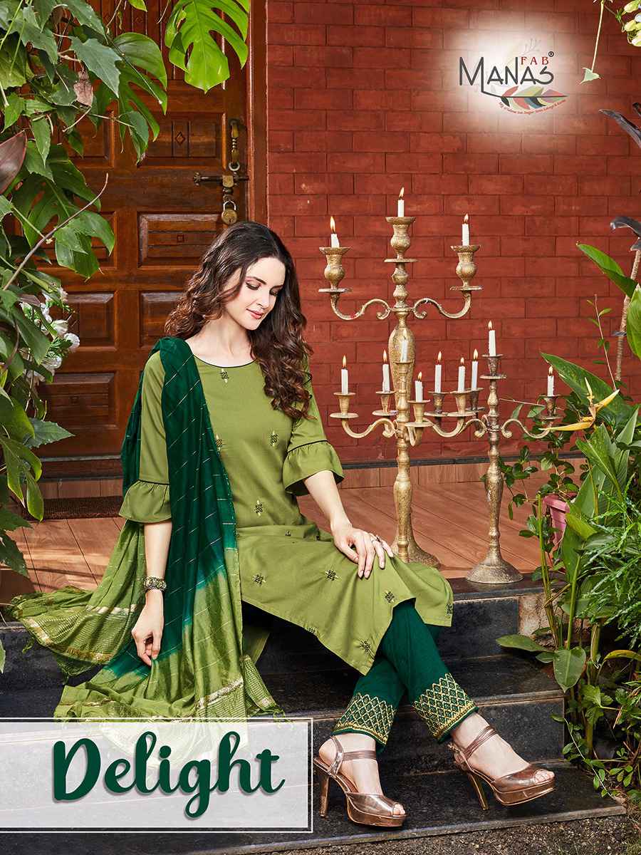Manas Fab delight Readymade 3 Piece New Collection