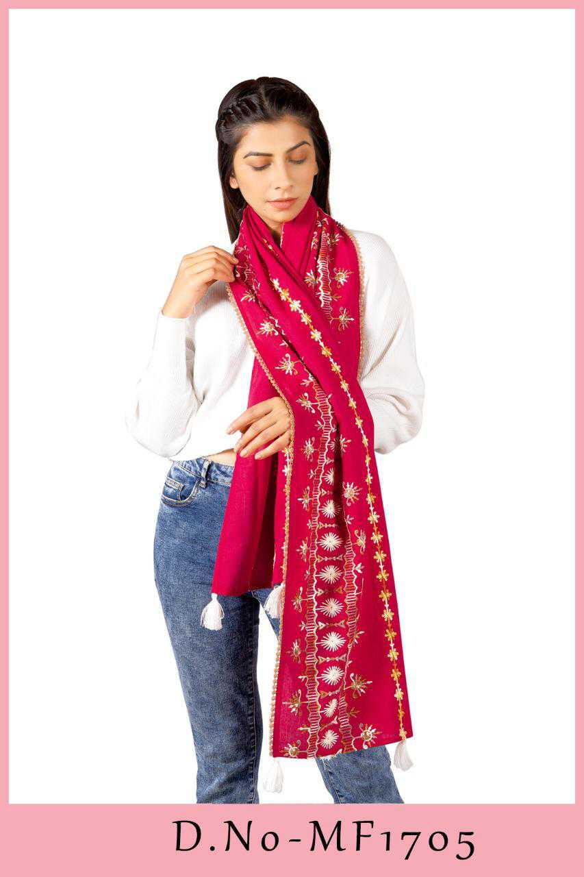 Mesmora Blooms and Blossoms Khadi Cotton Stoles Wholesale Price