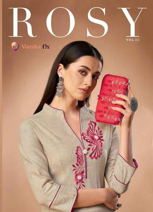 Vamika Rosy Vol 2 by Arihant Fancy Cotton kurti Collection