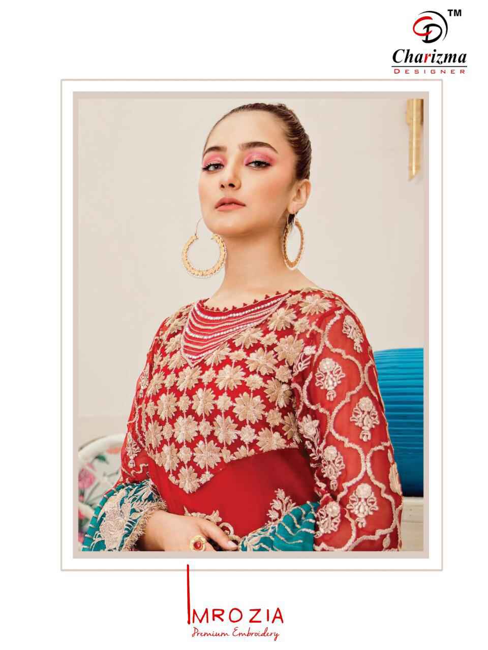 Charizma Imorzia Exclusive Beautiful Pakistani Suit New Designs in Wholesale