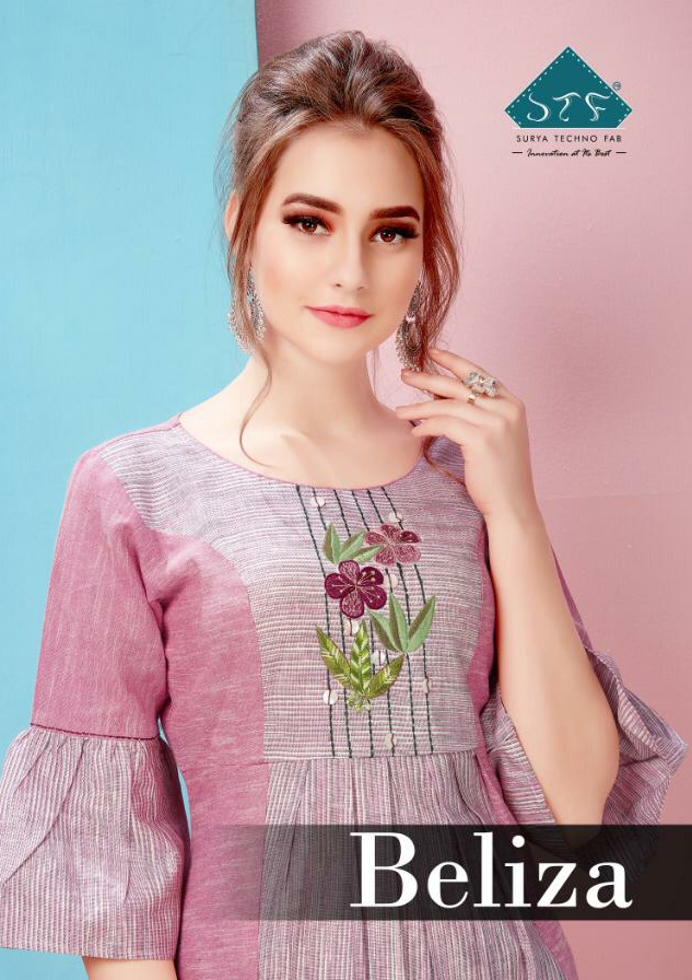 STF Beliza Trendy south cotton kurtis supplier in Surat best rate
