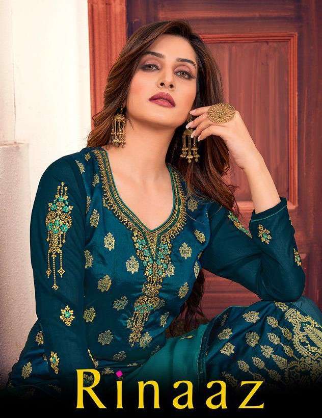 Aarav Trends Rinaaz Designer Meenakari Silk Suit Designs